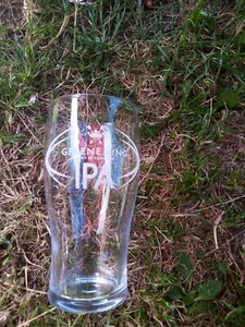 PINT GLASS GREENE KING IPA BURY ST EDMUNDS VGC - Picture 1 of 2