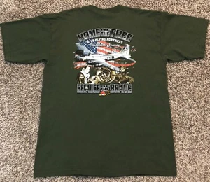 T-Shirt Commemorative Air Force Airbase Arizona B-17 Flying Fortress grün L - Bild 1 von 5