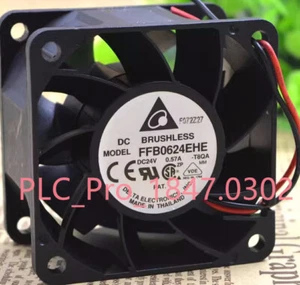 1PCS NEW Delta FFB0624EHE 24V 0.57A 6CM 2 WIRES Fast delivery - Picture 1 of 4