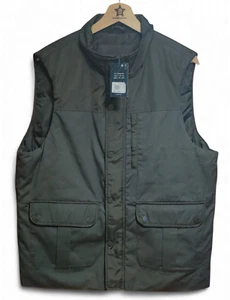 White Stuff Corby Canvas Gillet Bodywarmer Gr. L Grau Neu Mit Etikett UVP 95£ - Bild 1 von 7