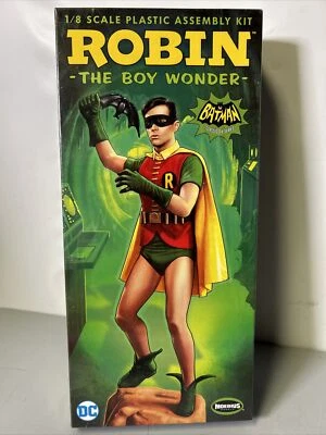 Moebius 1966 Batman TV Robin The Boy Wonder figure 1:8 scale model kit 951 - Image 1 of 4