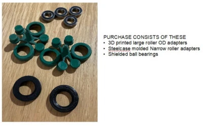 Juego de rodamientos de rodillos de cajón de escritorio cisterna Y y E Yawman y Erbe MFG Foto 1 de 4