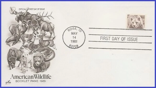 USA3 #1884 U/A ARTCRAFT FDC   Brown bear - Image 1 of 1