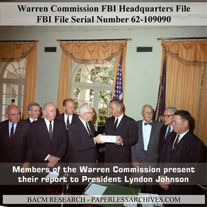 John F. Kennedy Assassination: Warren Commission FBI file unità USB - Foto 1 di 11