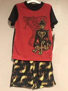 Disney Aladdin Jafar Boys 2pc Short Set Pajamas Xsmall NWT - Picture 1 of 8