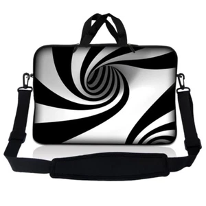 10 Inch Tablet Laptop Sleeve Bag Carry Case Pouch w/ Shoulder Strap Swirl Design - Picture 1 of 3