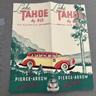 Vintage Lake Tahoe To Placerville “Pierce Arrow Lines brochure c.1940s