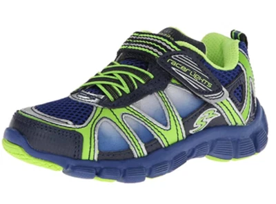 Stride Rite Kids Racer Light-Up Velocity Sneaker Blue/Lime YB49126 Pick Size NIB - Image 1 of 3