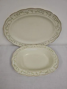 PLATO Y TAZÓN VEGETAL Lambethware Royal Doulton Somerset - Imagen 1 de 8