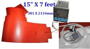 15" X 84" 381 X 2134mm 3800W Snow Board Press Mold Heating Blanket w/Controller - Picture 1 of 12