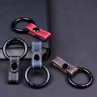 Fashion Metal for Key Chain Holder Keyfob with Leather Lanyard Auto Car Sty