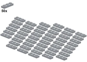 LEGO® - Plates - Lightbluishgray - 3623-10 - 1x3 (50Stk) - Platte - Hellgrau - Picture 1 of 1