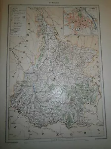 Carte géographique Année 1914 Département des Hautes Pyrénnées - Imagen 1 de 1