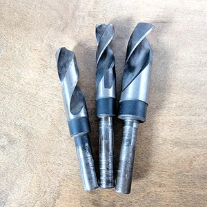 1/2 Inch Shank Drill Bits Made USA, One 1" and Two 3/4" - Picture 1 of 4