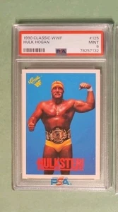 1990 Classic WWF- Hulk Hogan- Andre The Giant- Ultimate Warrior 3 Card Set-PSA 9 - Picture 1 of 5