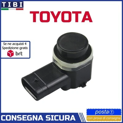 SENSORE DI PARCHEGGIO TOYOTA AURIS AVENSIS COROLLA ANTERIORE POSTERIORE PDC - Immagine 1 di 4