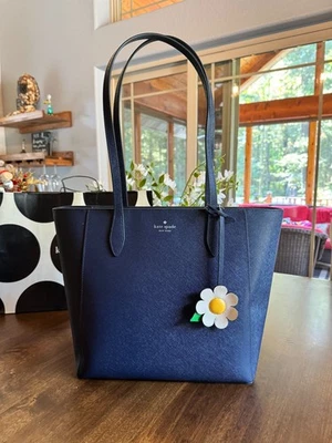 Kate Spade Dana Tote Shoulder Purse KG581 $359 MSRP Parisian Navy - Image 1 of 4