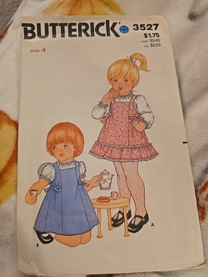 NEW* Butterick # 2527 Vintage Sewing Pattern/ Child Size 4 Uncut  - Image 1 of 2