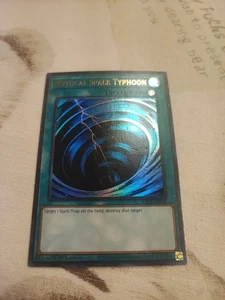 Yugioh! Mystical Space Typhoon - RA02-EN048 - Ultra Rare - 1st Edition Damaged - Picture 1 of 1