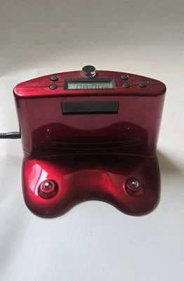 Estación de carga digital para aspiradora Bobsweep base de carga roja y cable de alimentación funcionando Foto 1 de 4