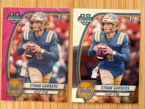 2024 Bowman University Chrome ETHAN GARBERS 1st Pink Lava REFRACTOR + Base - Bild 1 von 4