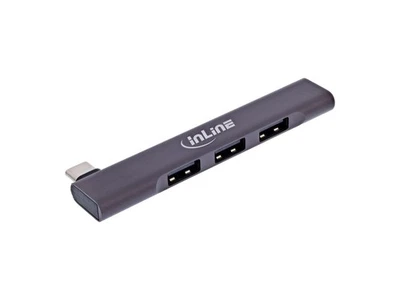 InLine InLineSlim USB-C Hub 4 porte USB 3.0 + 3x USB 2.0 design sottile Dieser - Immagine 1 di 4