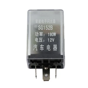 Flasher Relay 135W 1pc 3Pin Blinker DC 12V Dashboar Hole Dia 8mm - Picture 1 of 23