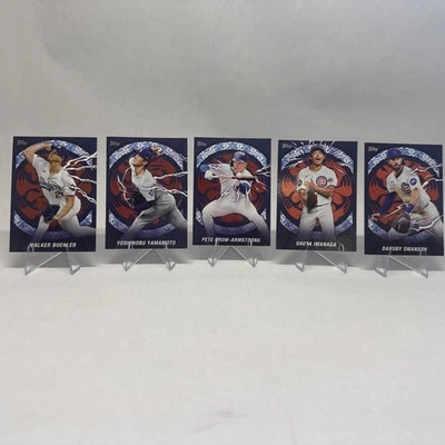 LOTE Topps Serie 1 Tokyo Series World Tour Domination 2025 Cachorros y Dodgers #WTD Foto 1 de 4