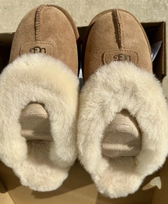 NUEVO EN CAJA UGG Mujer Piel de Cordero (¡de Australia!) Zapatillas, ¡talla 8! ¡Con coqueta! Foto 1 de 4