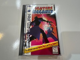 Fighters Megamix (Sega Saturn, 1997) CIB Complete w Manual & Reg Card LN MINT