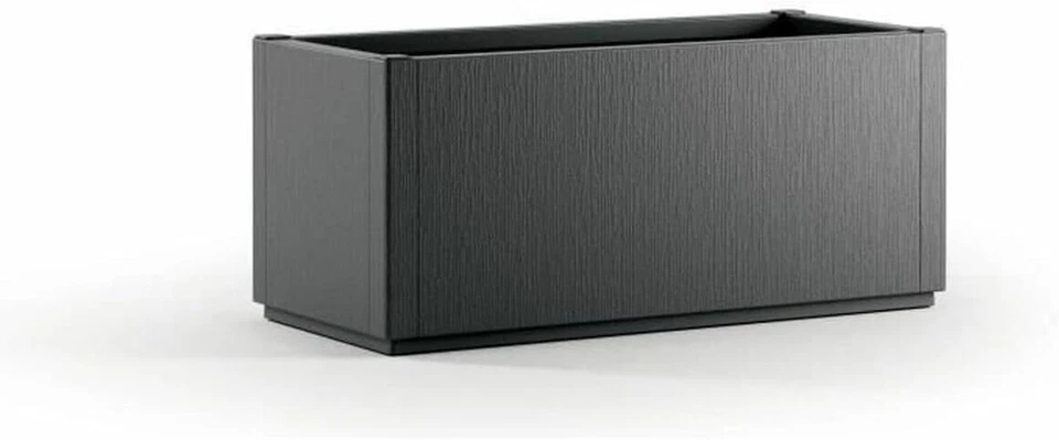 Vaso Starwax 80 cm Rettangolare - Fioriera Ethica Grafite Stefanplast