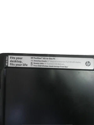 HP Pavilion 23-g017c 23in. (1TB, AMD A6-5200, 2GHz, 4GB) All-in-One Desktop -... - Image 1 of 3