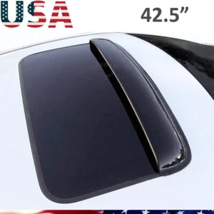42.5" Sun/Moon Roof Window Sunroof Moonroof Visor Shade Guard Deflector 108CM US - Foto 1 di 11