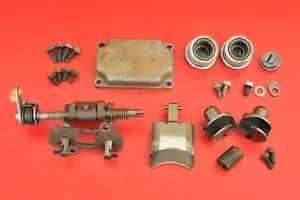 2002 02 Suzuki RM250 RM 250 Complete Exhaust Power Valve Set Cover Flap - Picture 1 of 21