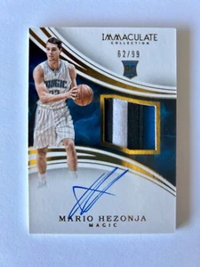2015-16 Unbefleckte Mario Hezonja Rookie Patch Autogramm SSP #62/99 RPA RC Auto - Bild 1 von 2