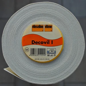 Meterware Decovil I beige aufbügelbares Freudenberg 90cm breit Vlieseline  - Bild 1 von 2