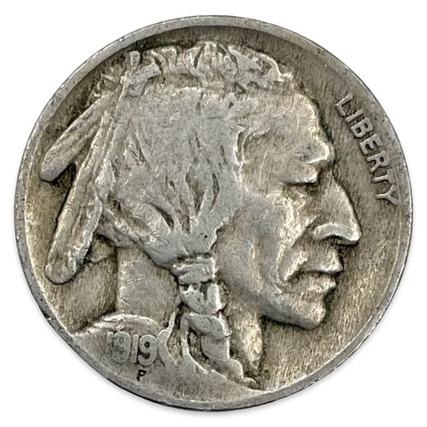 1919 United States Buffalo Nickel - VF #BN71013 Cover