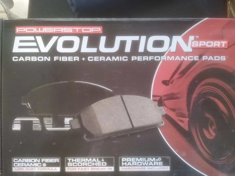 Juego de pastillas de freno de fibra de carbono. Power stop z23-1260 delantero bmw Foto 1 de 4