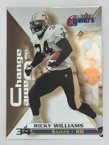 2000 Fleer Football Gamers Change the Game #7 Ricky Williams New Orleans Saints