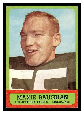 1963 TOPPS FOOTBALL MAXIE BAUGHAN #118 SP SHORT PRINT EAGLES MID GRADE LOOKS OK - Image 1 of 2