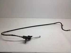 1989 Suzuki RM250 FRONT BRAKE MASTER CYLINDER w/ LEVER & CABLE (B19-1153) - Picture 1 of 5