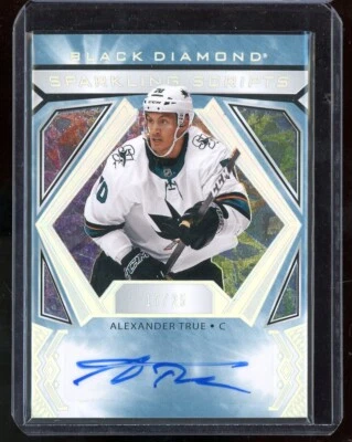 2020-21 Black Diamond Sparkling Rookie Scripts Spectrum  Alexander True 17/25 - Image 1 of 2