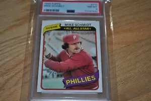 1980 TOPPS baseball MIKE SCHMIDT #270 graded PSA 8 NMMT PHILLIES HOF - Picture 1 of 4