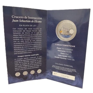ESPAÑA CARTERA 40 EURO DE PLATA 2025 - BARCO JUAN SEBASTIAN ELCANO - TIRADA 5000 - Picture 1 of 2