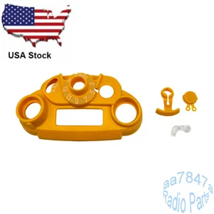 Orange Top Plastic Bezel Cover For APX6000 APX7000 APX8000 Two Way Radio - Picture 1 of 5