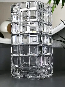 Vintage Vase EDEL Glasvase Vase Glas Bleikristall Kristallglas Val S. Lambert ? - Bild 1 von 24