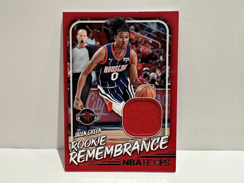 2022-23 Panini NBA Hoops Rookie Remembrance Jalen Green #RR-JGH Basketball Card! - Image 1 of 4