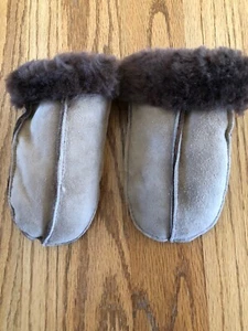 Kinder Medium Lammfell Handschuhe Ski Reisen Wandern Made in England - Bild 1 von 6