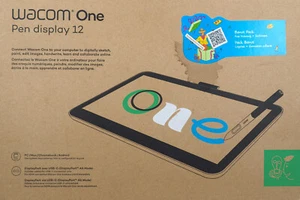 Wacom One 12 Drawing Tablet with Screen (2023) 11.6” Pen Display White BRAND NEW - Picture 1 of 4