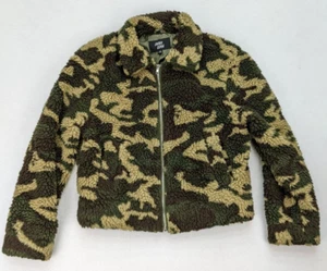 Outer Edge Women's Jacket Size Medium Camo Camouflage Sherpa Lightweight - Picture 1 of 12